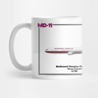 McDonnell Douglas MD-11 - McDonnell Douglas "House Colours" (Art Print) Mug